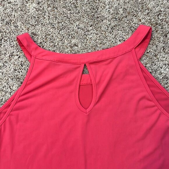Torrid Studio Knit High Neck Tank Sleeveless Bubble Gum Pink Size 4X - Picture 6 of 8